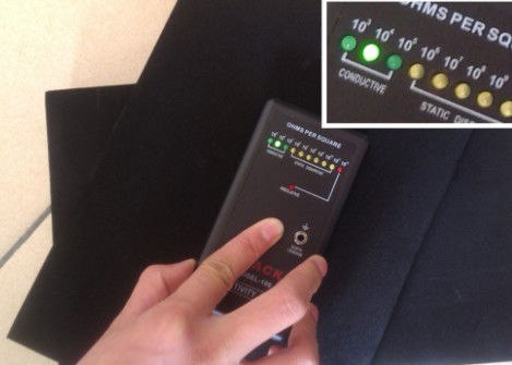 防靜電EVA內(nèi)襯為什么是黑色的？