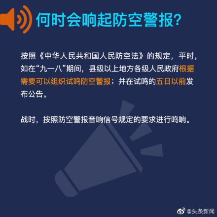 防空警報響了？別慌！